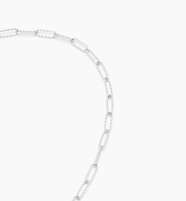 Encrusted Stainless Steel Eyewear Chain