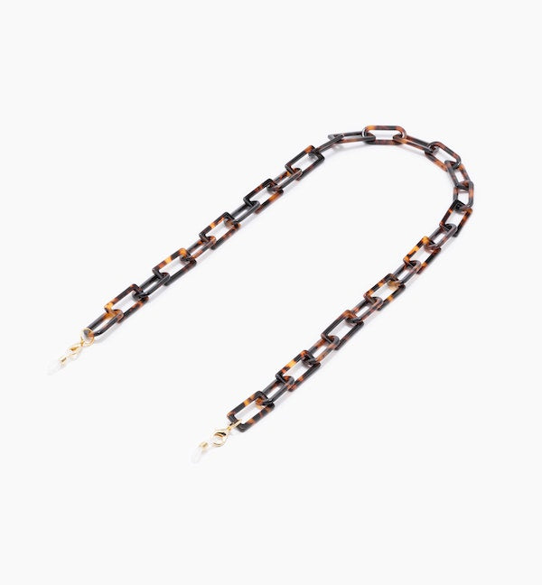 Square Link Acetate Eyewear Chain