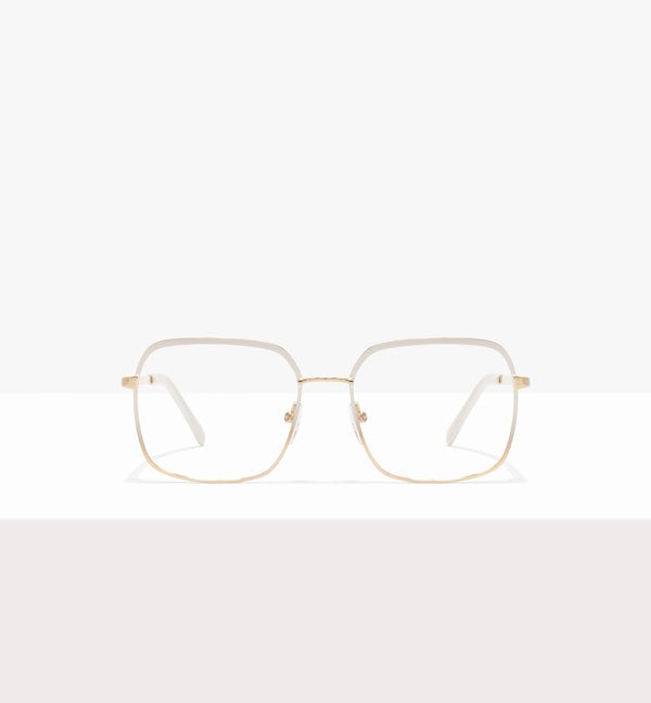 Harmony Gradient White Prescription Eyeglasses by BonLook